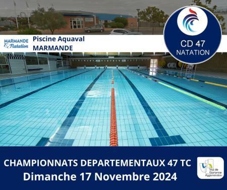 🥇Championnats Départementaux Toutes Catégories hiver - 25 M à Marmande