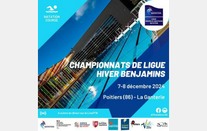 🥇Championnats Régionaux Benjamins hiver - 25 M à Poitiers