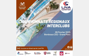 🏆Championnats régionaux interclubs maîtres - 50 M