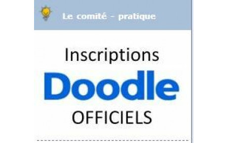 Doodle Officiels compétitions départementales